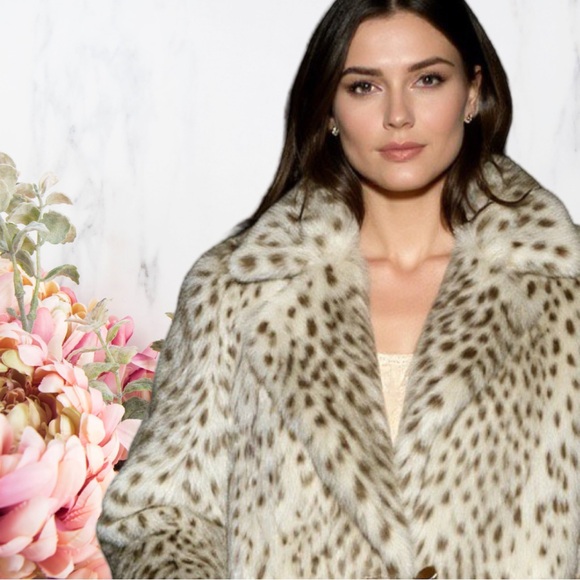 Jacques Saint Laurent Vintage Fur Coat Approx Sz L/XL - Picture 1 of 16